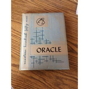 Oracle Gloversville New York High School 1959 Yearbook Vintage NY Annual